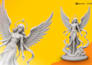 sculpt 3d model character, action figure, toys, and statue for 3d printing